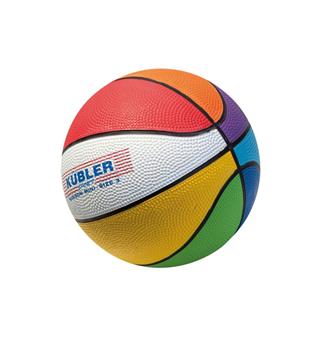 Kübler Sport® Basketball Regnbuefarget Størrelse 3