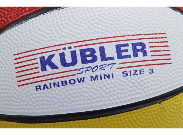 Kübler Sport® Basketball Regnbuefarget Størrelse 3
