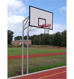 Komplett sett basketball: Dobble Stolper alt inkludert - 225cm overheng