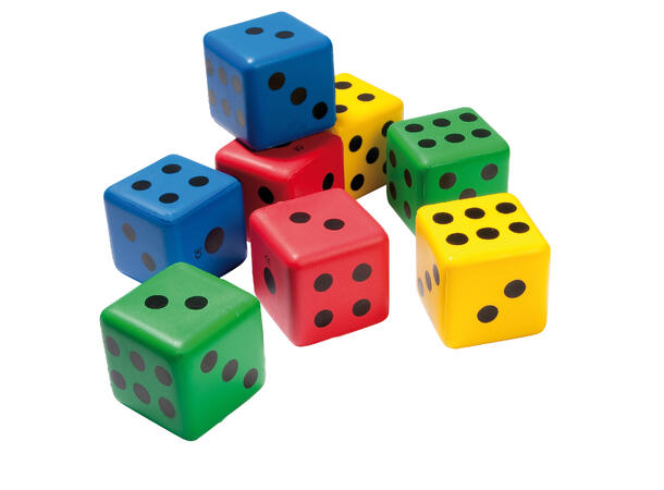 8 stykker myke Miniterninger