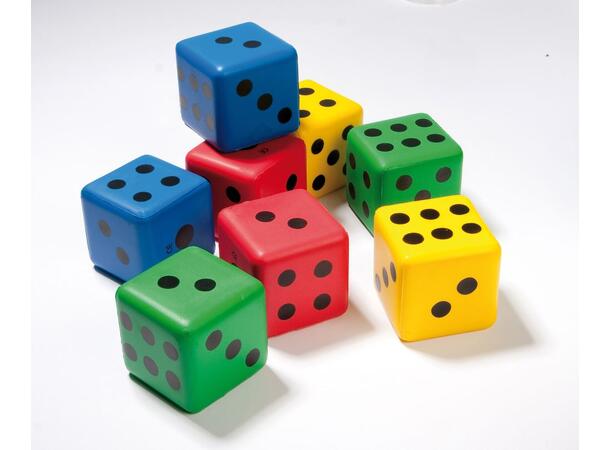 8 stykker myke Miniterninger 